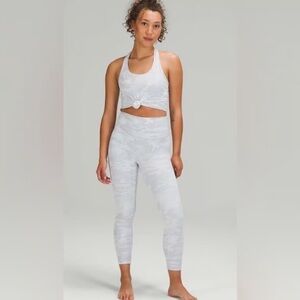 White Camouflage Activewear Set